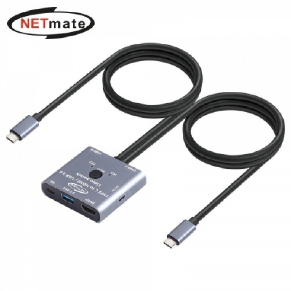 넷메이트 NMJSTCK02 USB Type C HDMI KVM 스위치HDMIJ