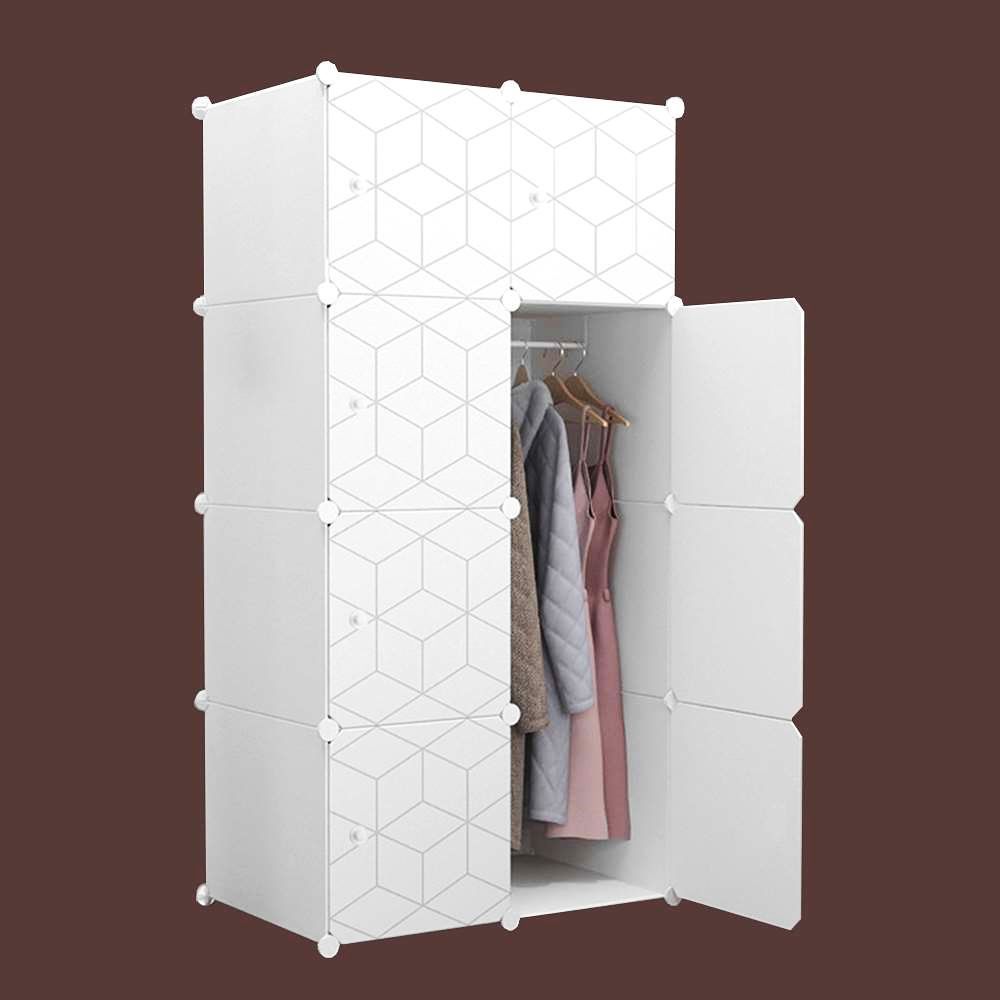 선반 옷장 75x47x147cm 간이 침구류 가구DIY 행거