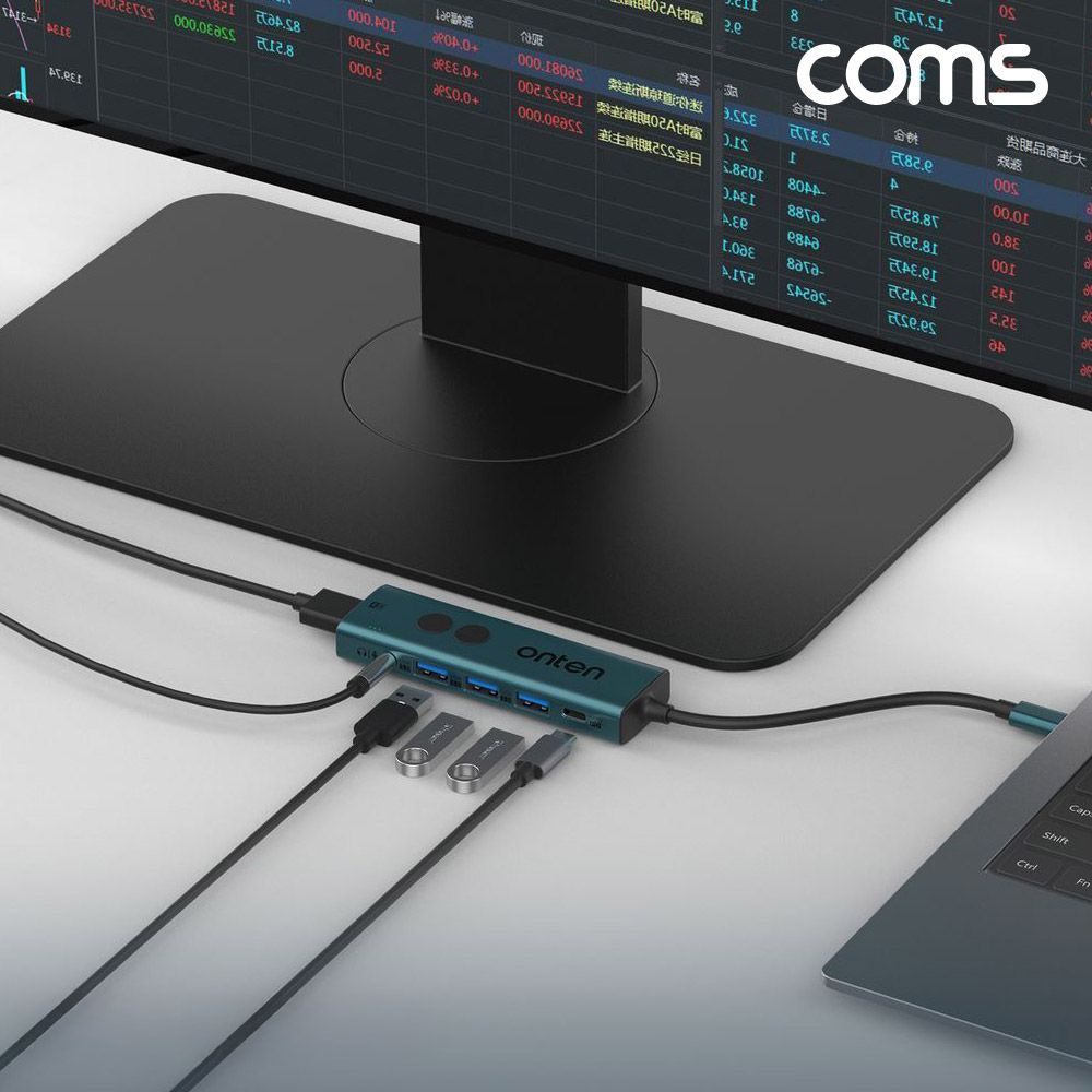 C타입 멀티허브 USB3.0 PD3.0 HDMI 4K 3.5mm FW098