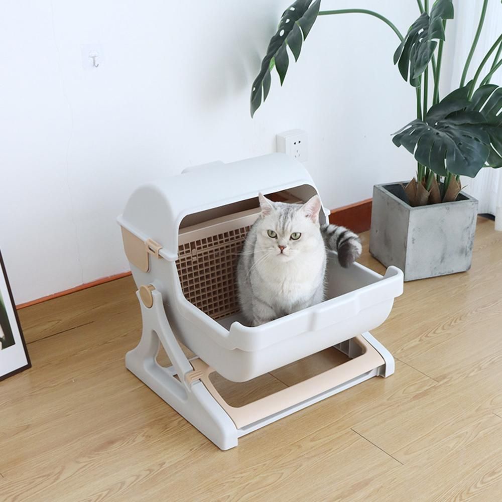 오픈 이지 클린 고양이 화장실 캣 박스