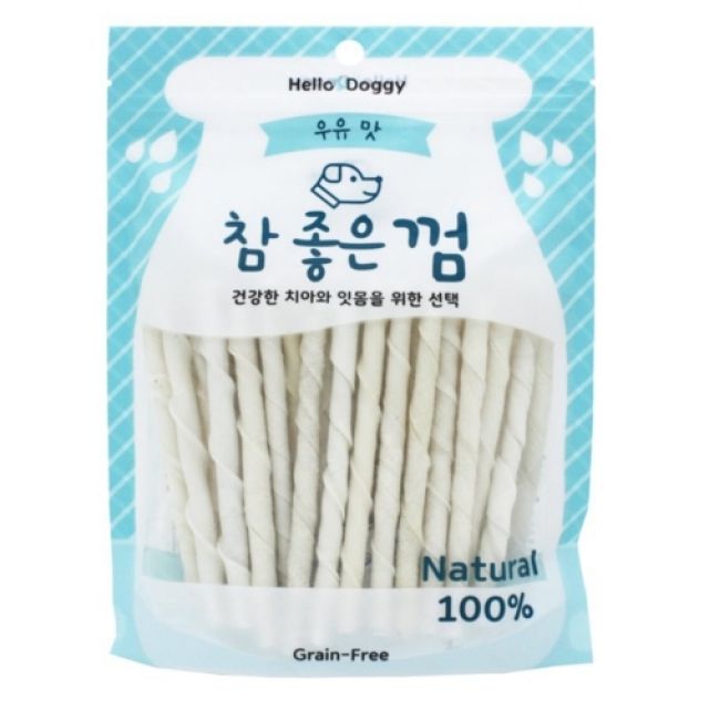 강아지간식 칭찬간식 훈련용 치아건강 우유껌 45p x6