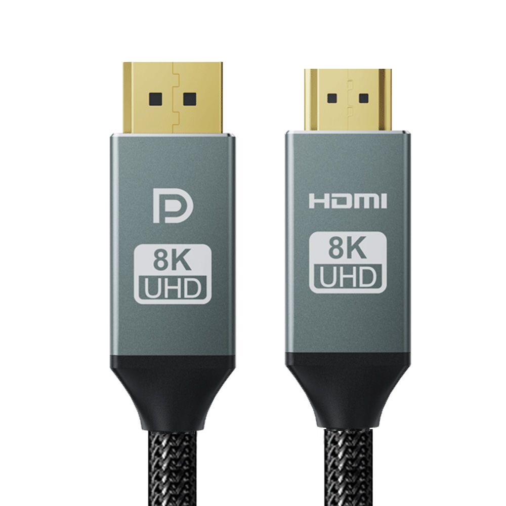 VESA 8KUHD 48Gbps DPtoHDMI 2.1 변환케이블 DH86 3m