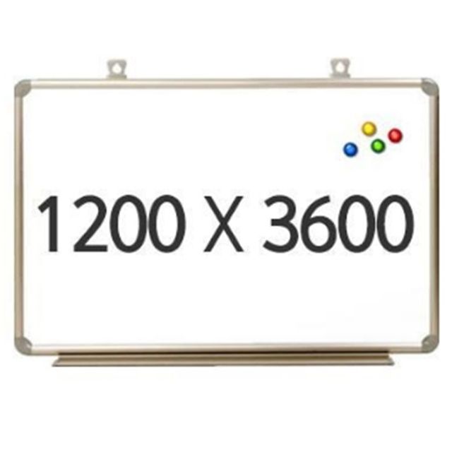 토탈 자석 알미늄 화이트보드 1200X3600
