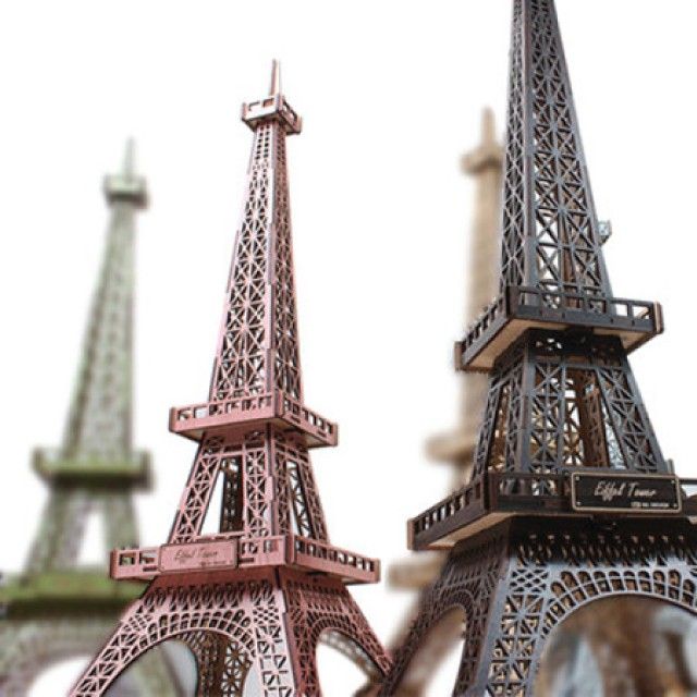 3D나무입체퍼즐 Eiffel Tower 에펠탑 Normal -블랙