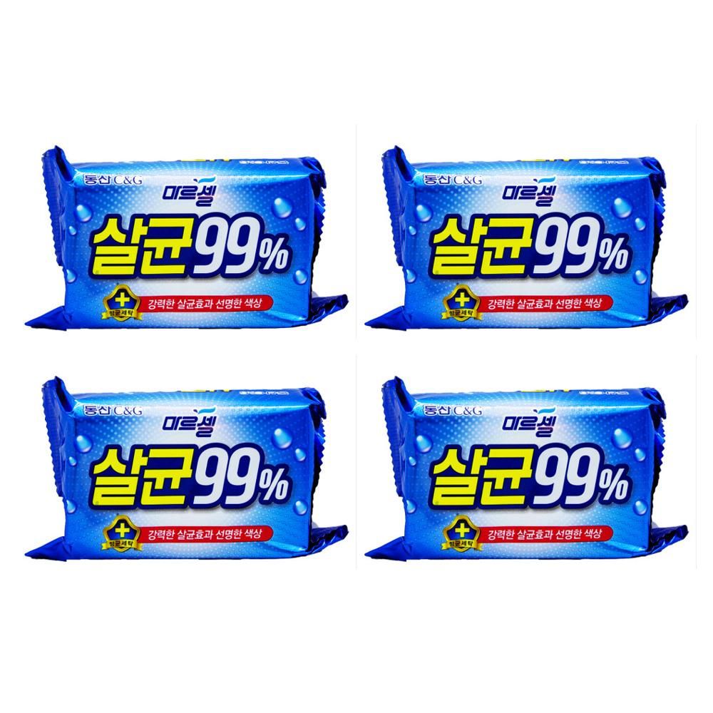 마르셀 살균 99% 세탁비누 230g 4입 크리오