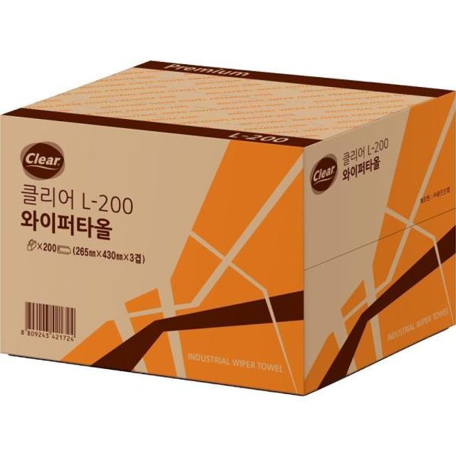 138134 클리어 산업용와이퍼 타올 L-200