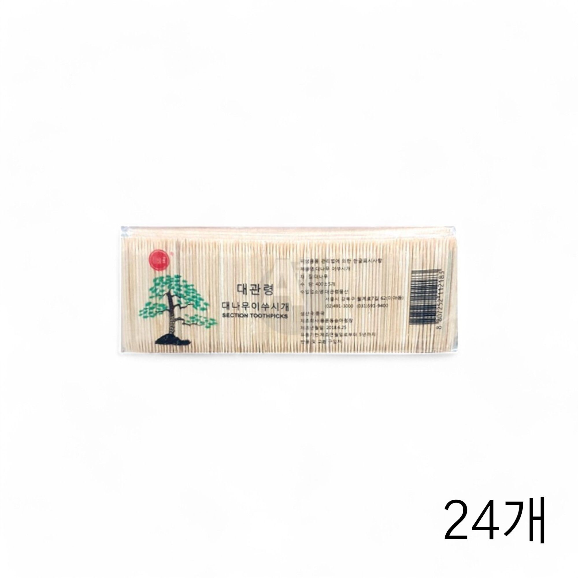 도미표 대관령 대나무 이쑤시개 400입 X 24개 요지