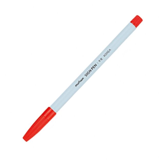 [문구온]넥스프로 수성싸인펜 적색 필기용 사무용