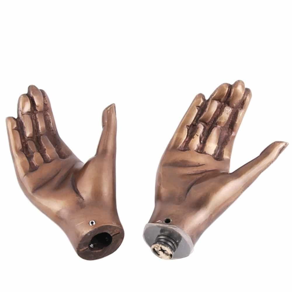 주물강화도어손잡이 1구 출입문손잡이 강화유리문손잡이