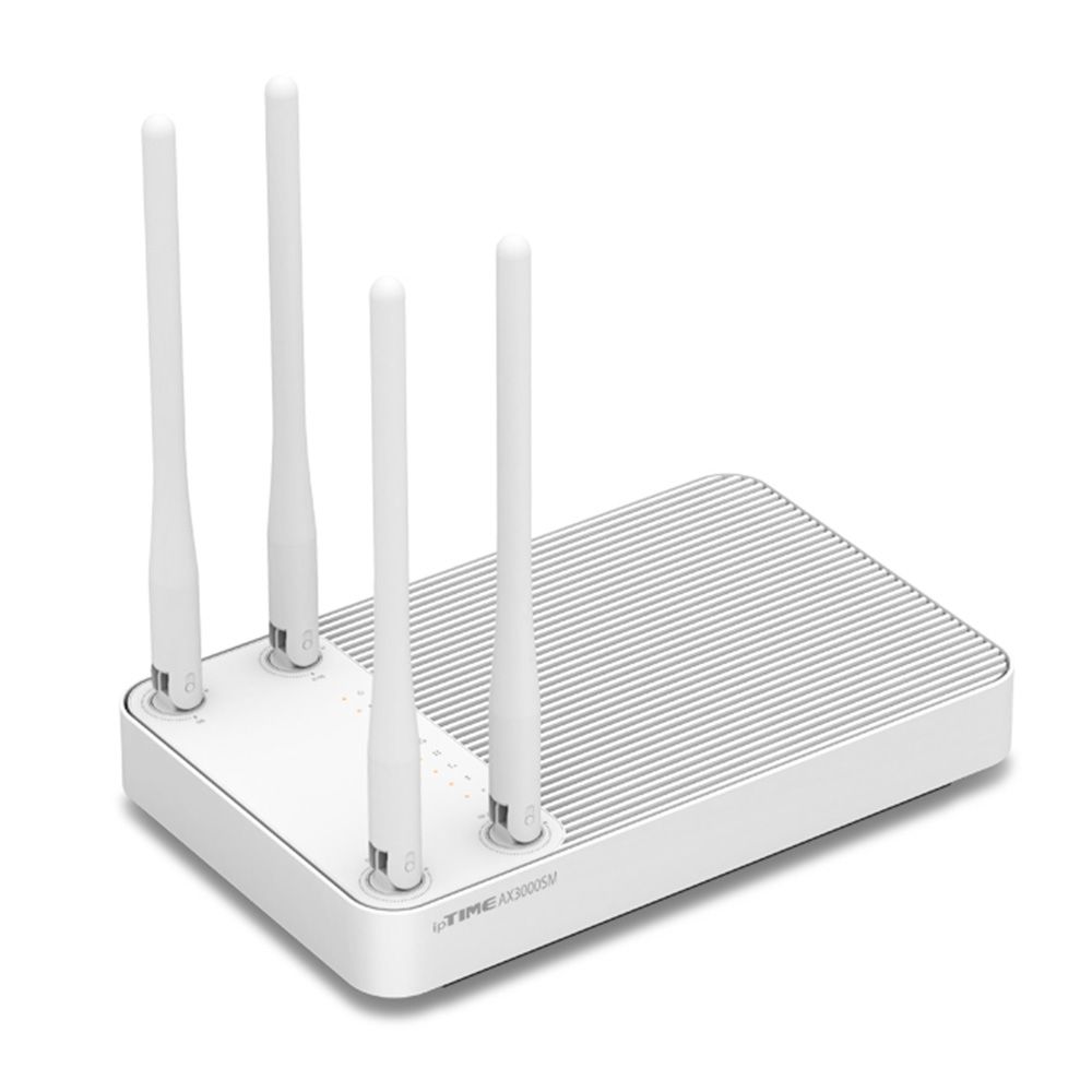 IPTIME 유무선공유기 Wi-Fi6 White AX3000SM-W