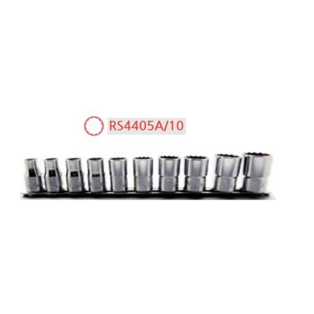 102733 1/2SQ 12각소켓레일세트 RS4405A/10 10pcs