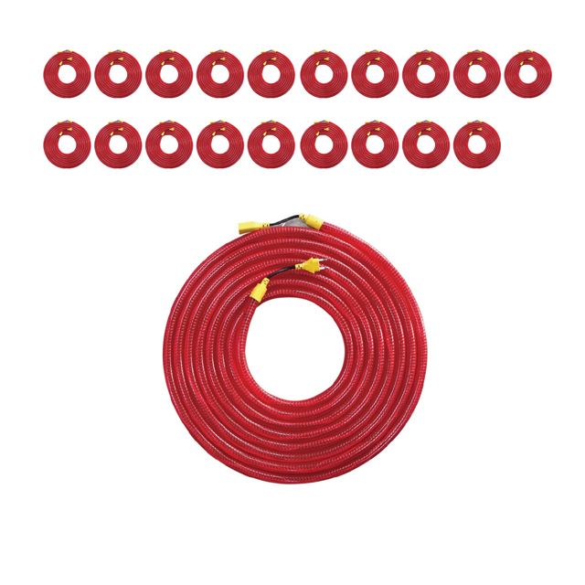 위험 구간을 표시하는 AC220V 윙카호스 10M X 20롤