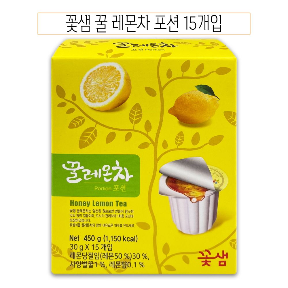 아이티알,NP 꽃샘 꿀 레몬차 포션 30g 15개입