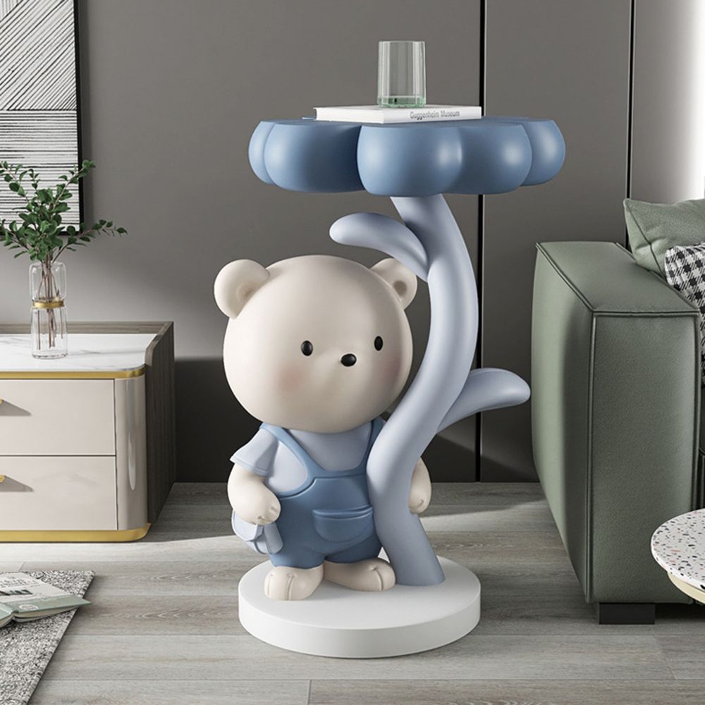 테이블 협탁 77cm 북극곰 사이드