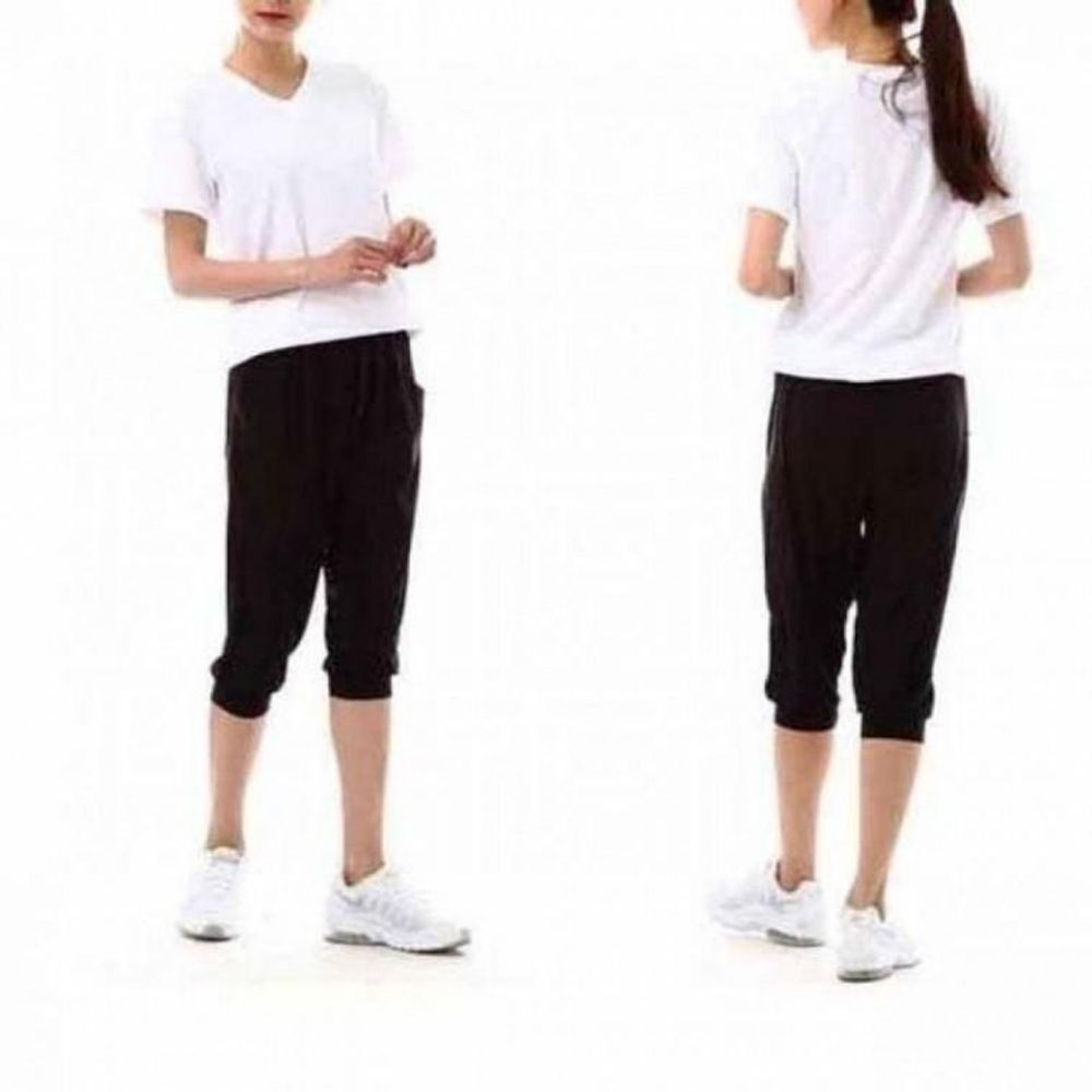 여성 여자 데일리 아이스 7부 클래식 쿨 바지 FREE 여