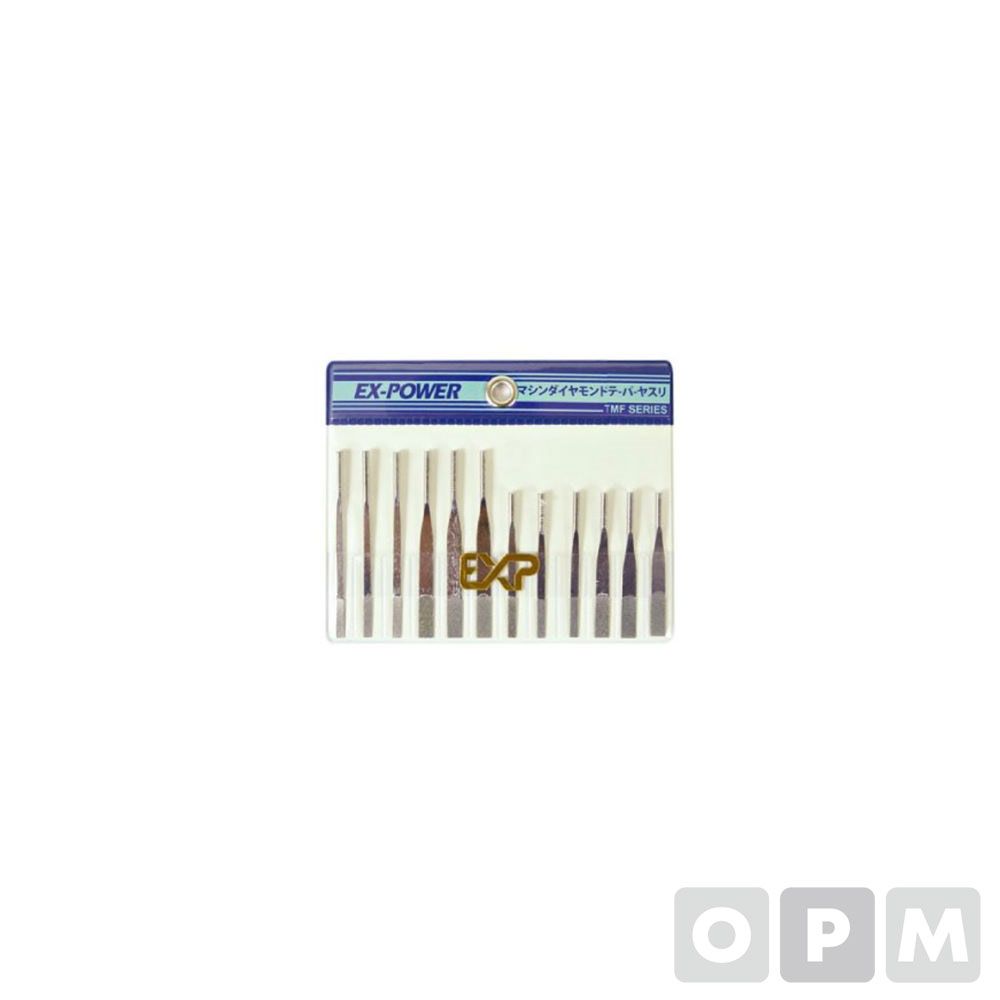 다이아몬드 머신 테퍼파일 TMF-26V SET 400(6X15X5