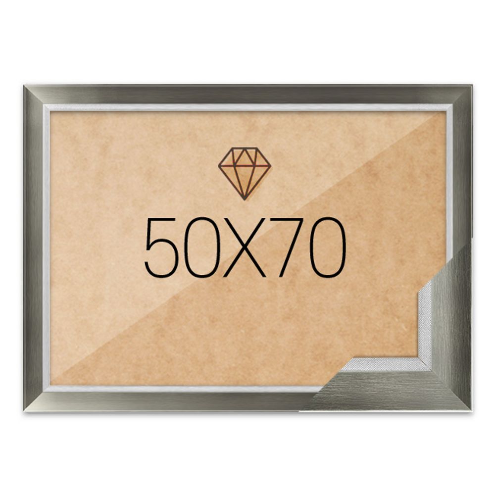 보석십자수액자 50x70 고급형 모던그레이