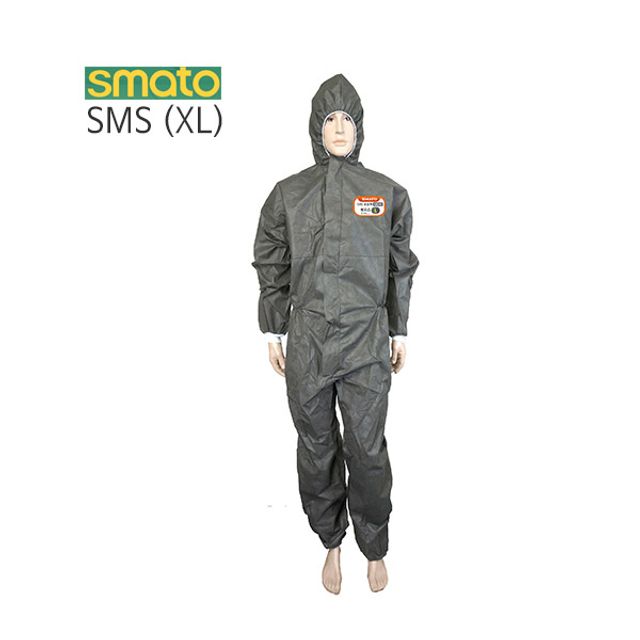 SMS 보호복 작업복 원피스 회색 XL (24개입)