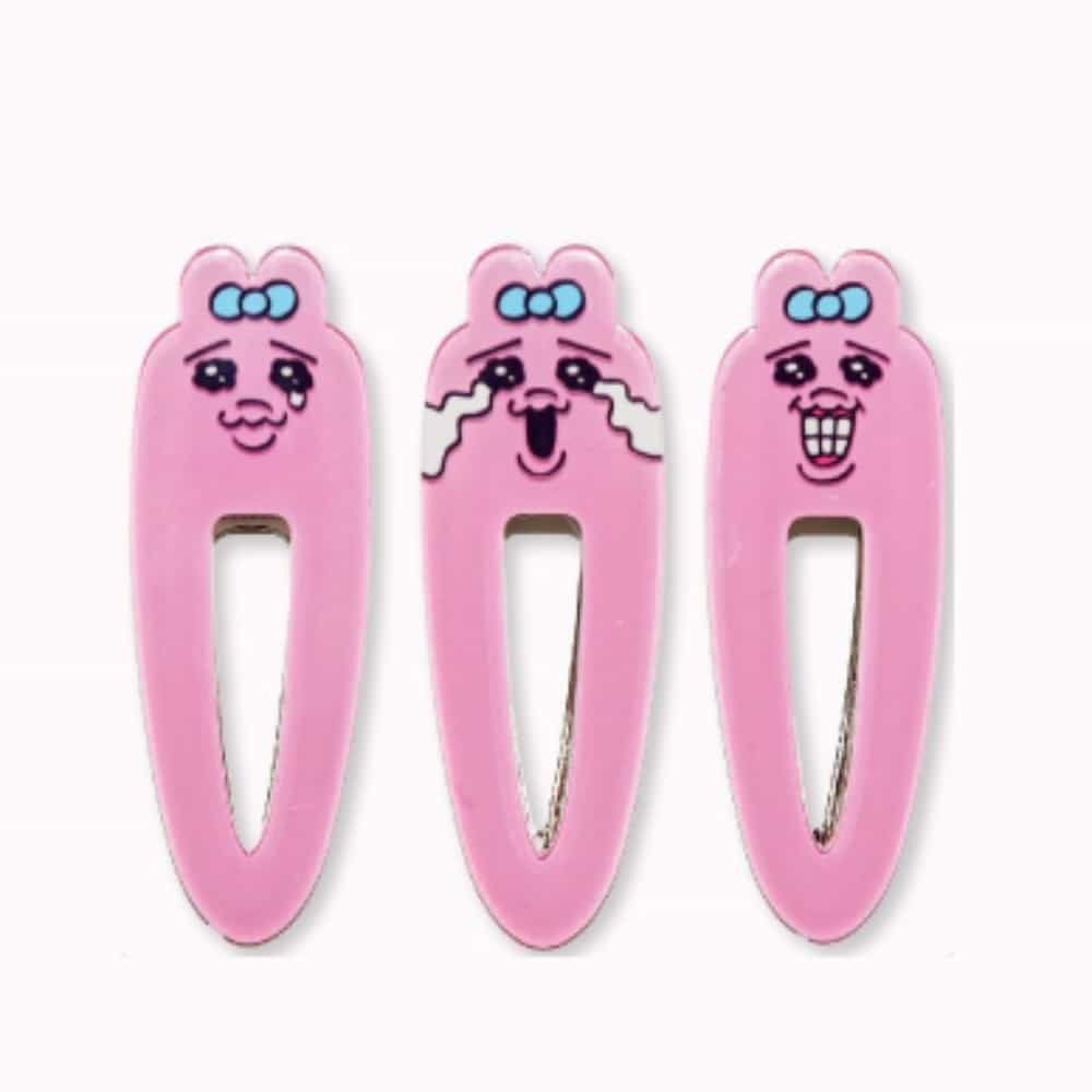 빤쮸토끼 롱 헤어클립 머리핀 앞머리핀