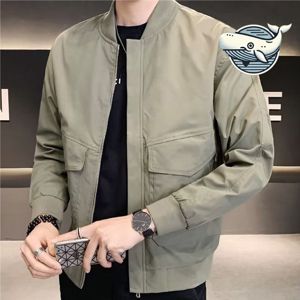 캐주얼 바람막이 남성용 봄철 점퍼 경량 소프트