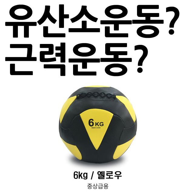 모든A 유산소 운동과 근력운동을 한방에 월볼 6Kg