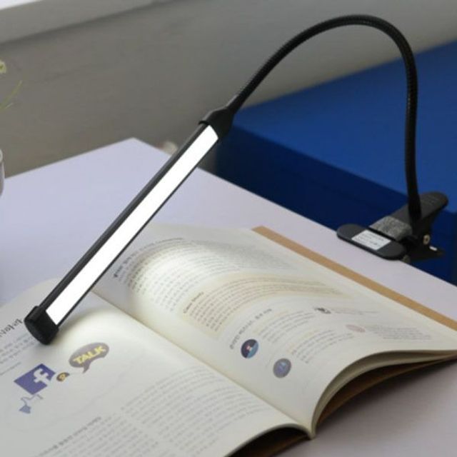 Coms USB 램프(LED바) 클립고정 블랙 18cm