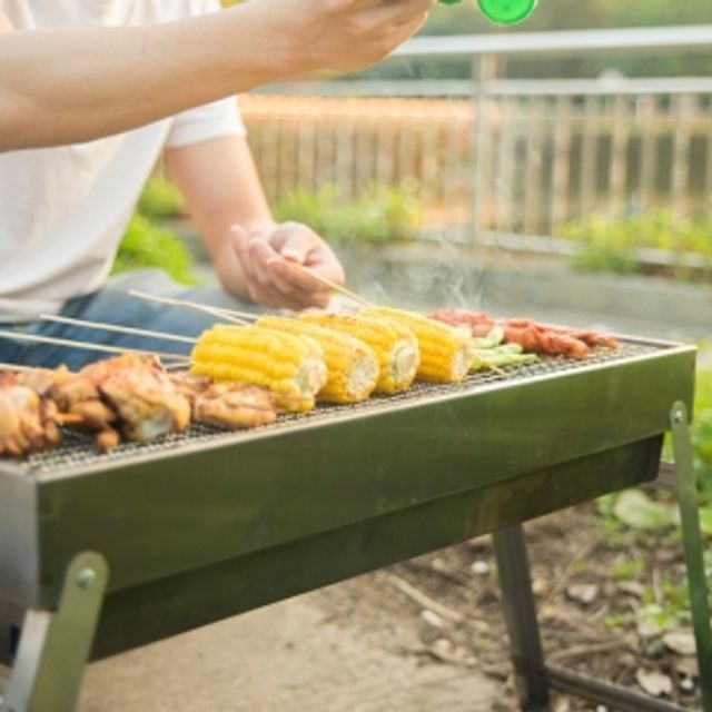 숯불 접이식 화로대 바비큐 스텐그릴