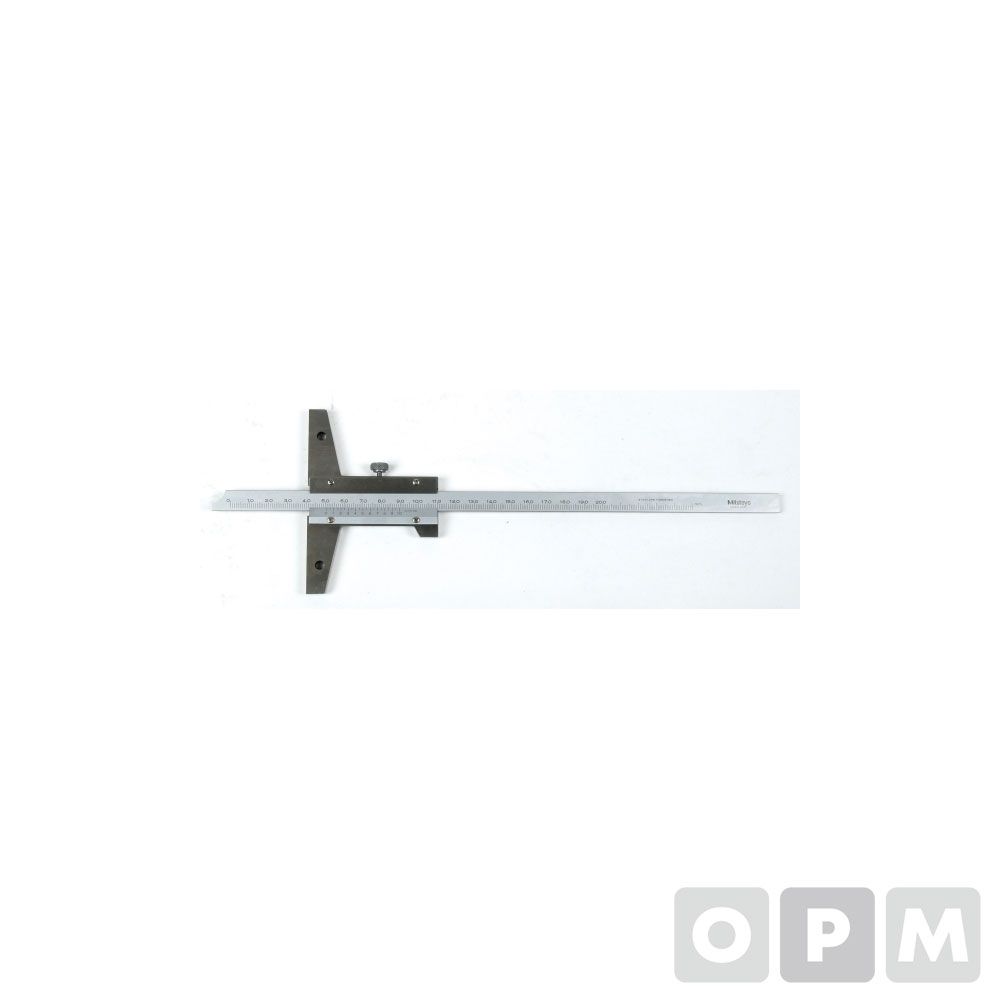 MITUTOYO 깊이버니어캘리퍼스 200x0.05mm 1EA