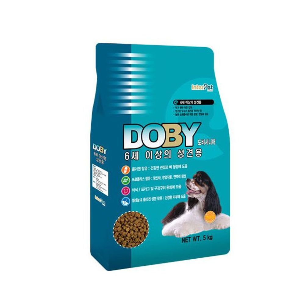 애견 도비 사료 일상 시니어 5kg 1P 강아지 애견 성견