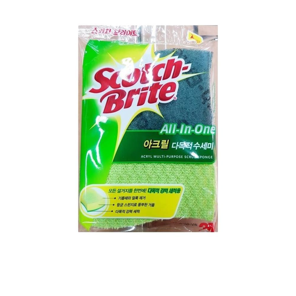 수세미 스카치 72x100x30 2p x30개 -식자재 용품