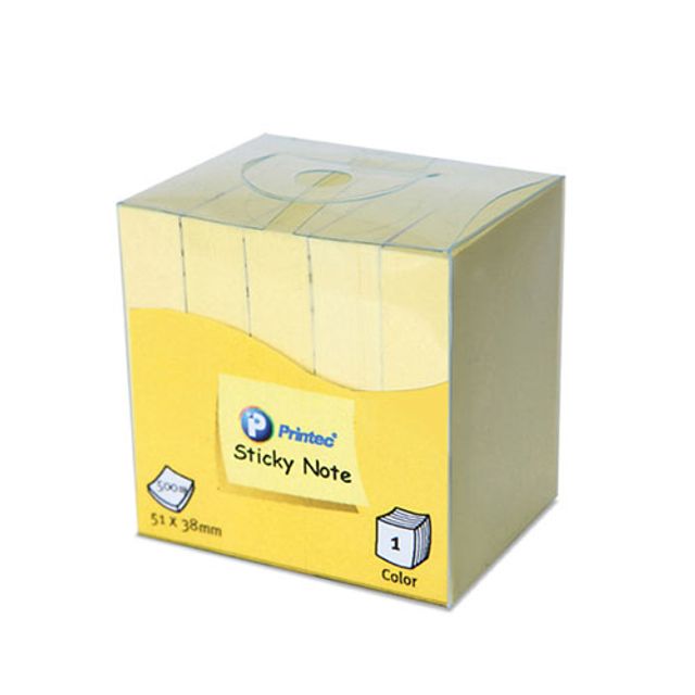 스티키노트 메모지 노랑 76X76mm 100매X5 A7676Y
