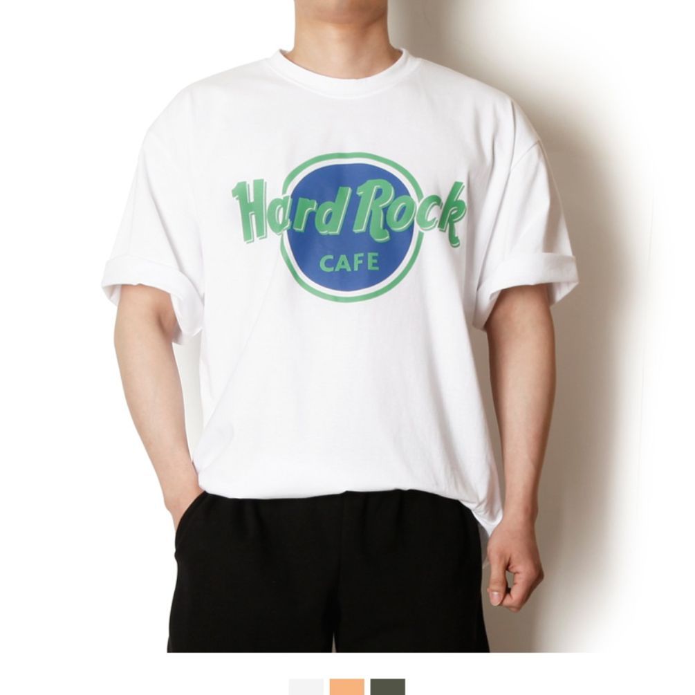 남자오버핏반팔티 남자여름옷 여름반팔티 이너티셔