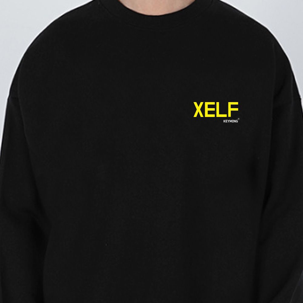 키밍 xelf 맨투맨 기본 가을 긴팔티 포인트 데일리룩