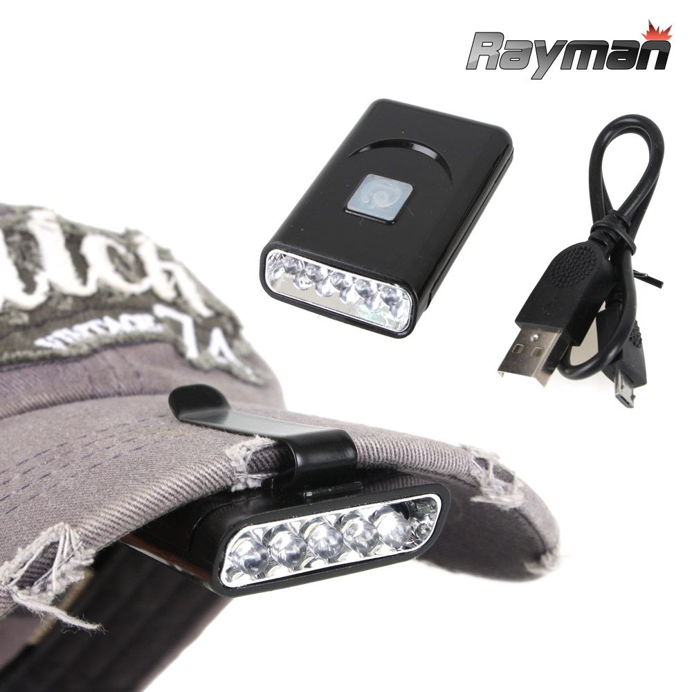 레이맨 RMSH-G016 COB LED 충전식 캡라이트