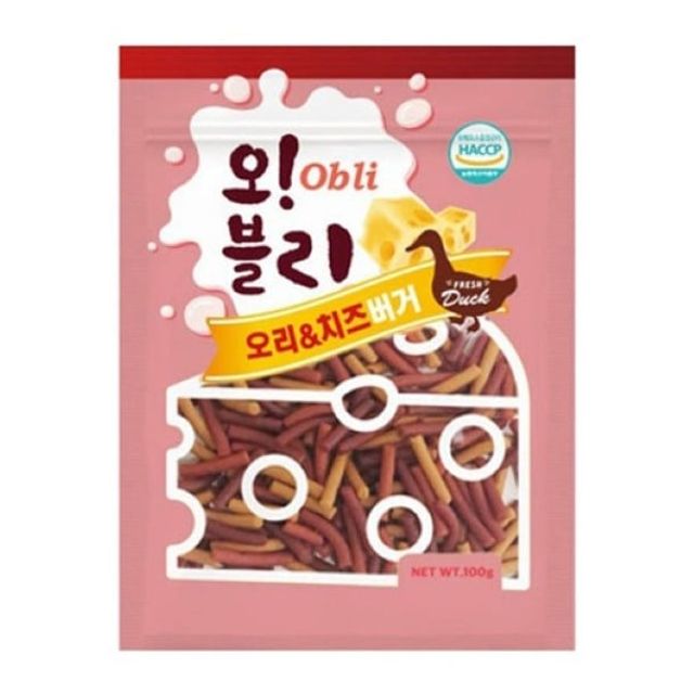오블리 오리/치즈버거100gX80개(1박스)