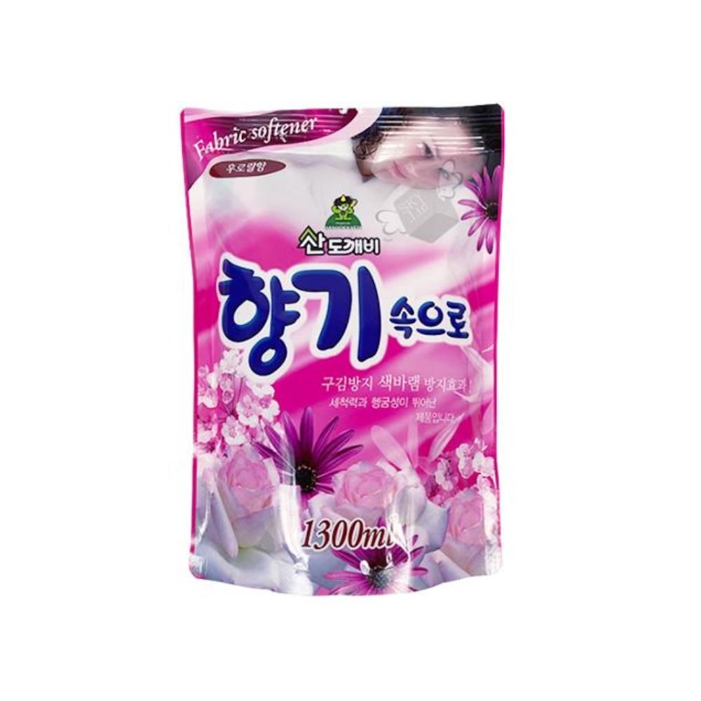후로랄 x12개 1300ml 리필 섬유유연제 피부보호 박스