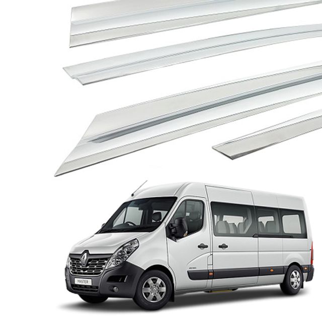 마스터 크롬 썬바이저 차량용 윈도우 창문 진흥 2P