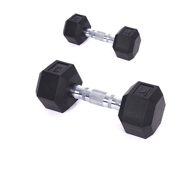 최적의 그립감을 선사하는 육각 아령 14kg X 2개입