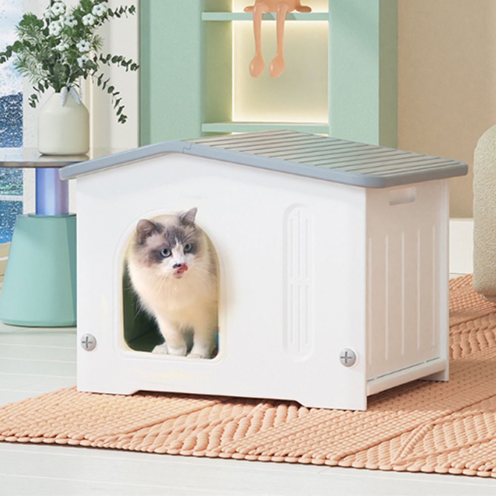 고양이 튼튼한 펜트 하우스 1P 강아지 숨숨집 휴식