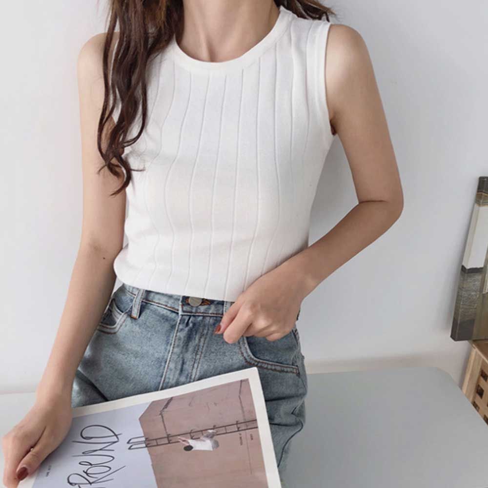 골지 이너 티 민소매 웨어 옷 스타일 GWX