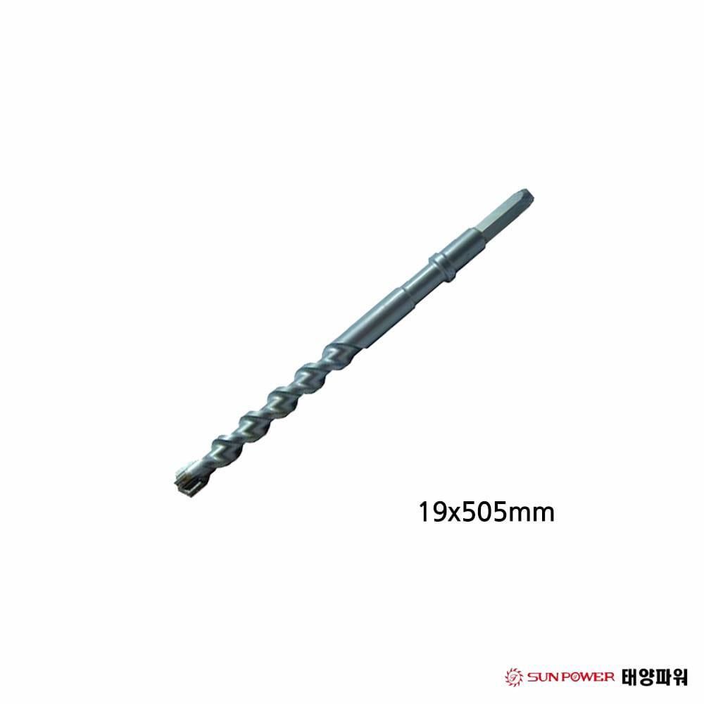 파워 육각햄머드릴비트 4날 19x505mm