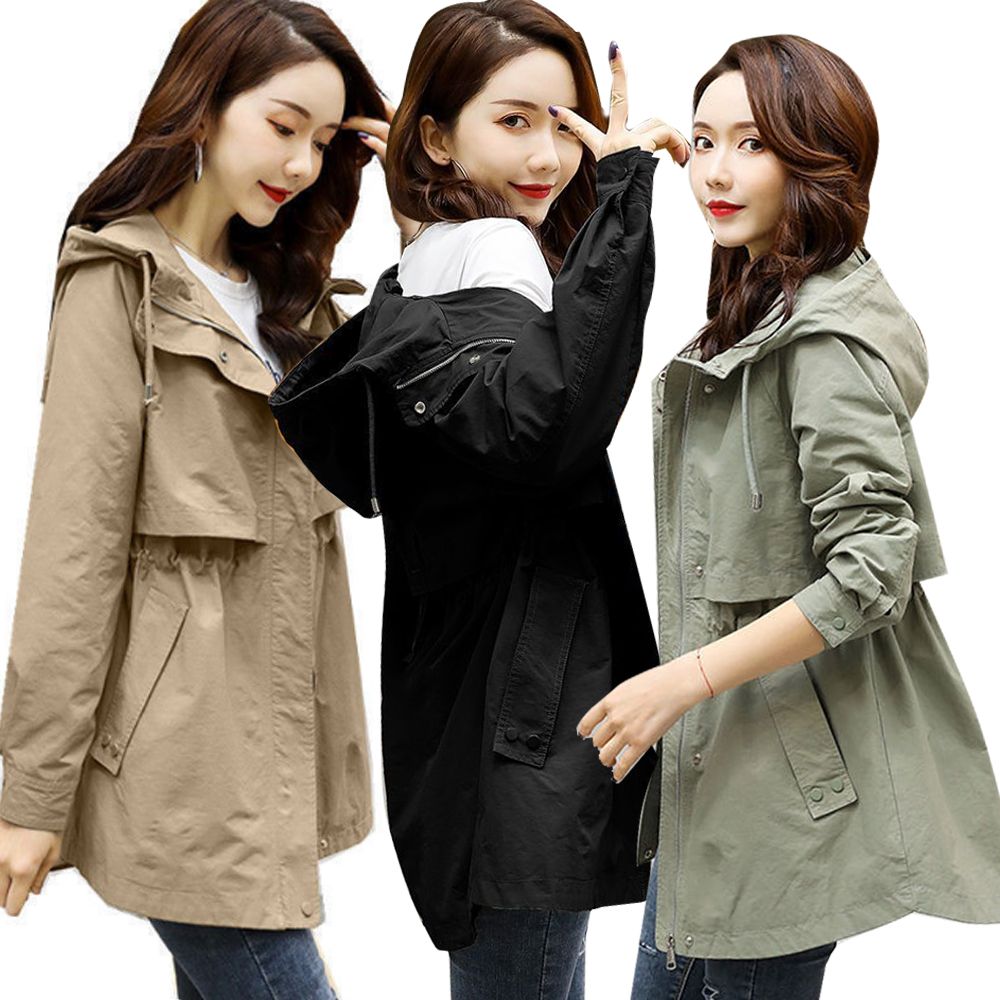 잠바 빅사이즈 후드 하프 자켓 바람막이 봄 점