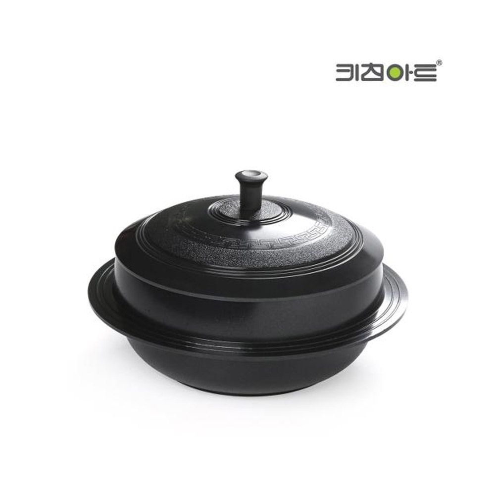 키친아트 인덕션겸용 세라믹코팅 가마솥(국내산) 24cm