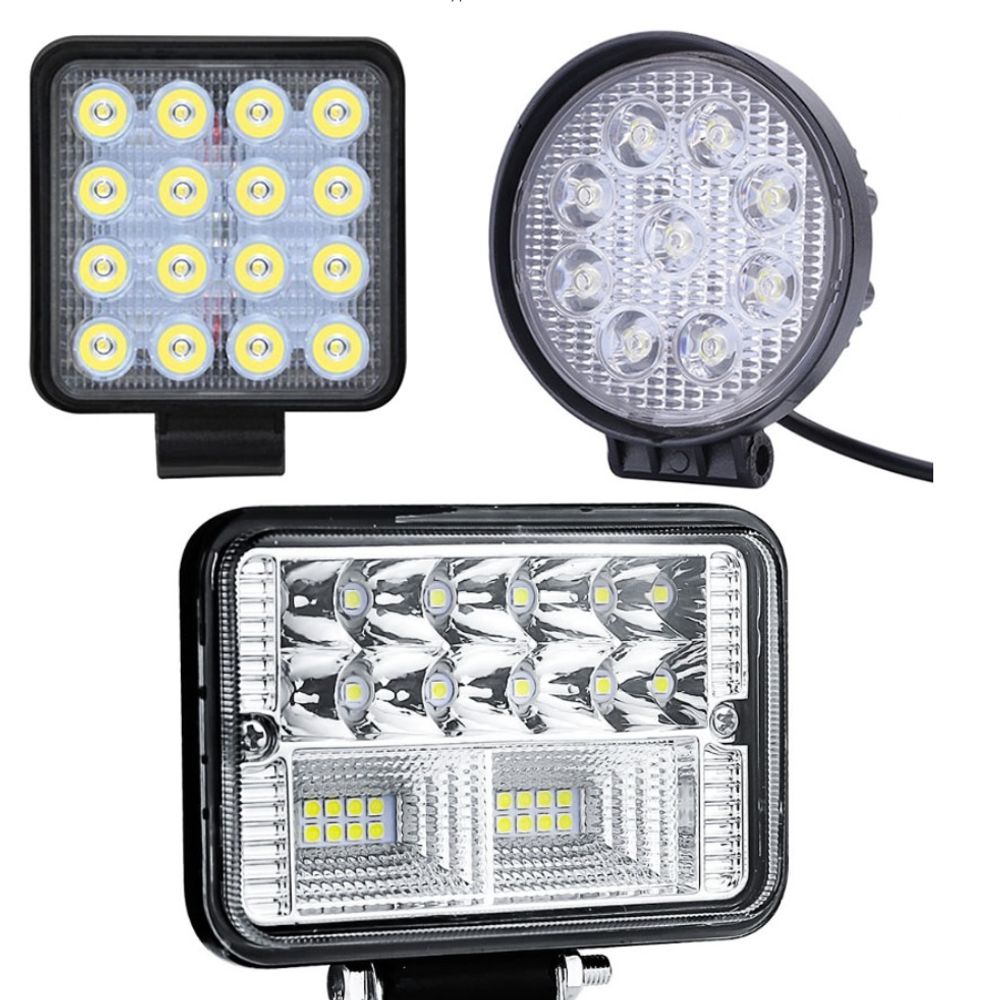 차량 LED 써치라이트 9구 16구 26구 사각 원형
