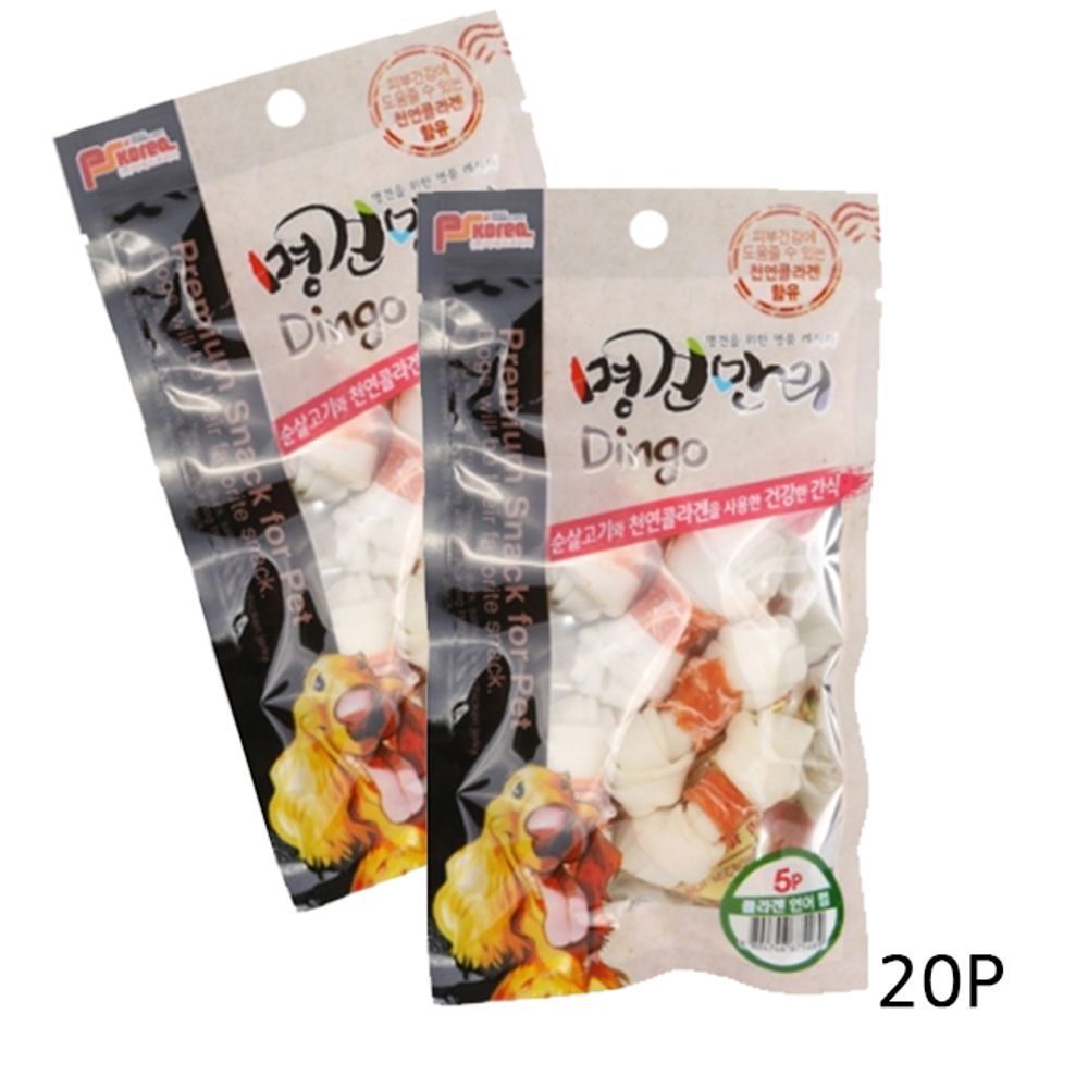 강아지 콜라겐 명견만리 일상 연어껌 5개입 20P 애견