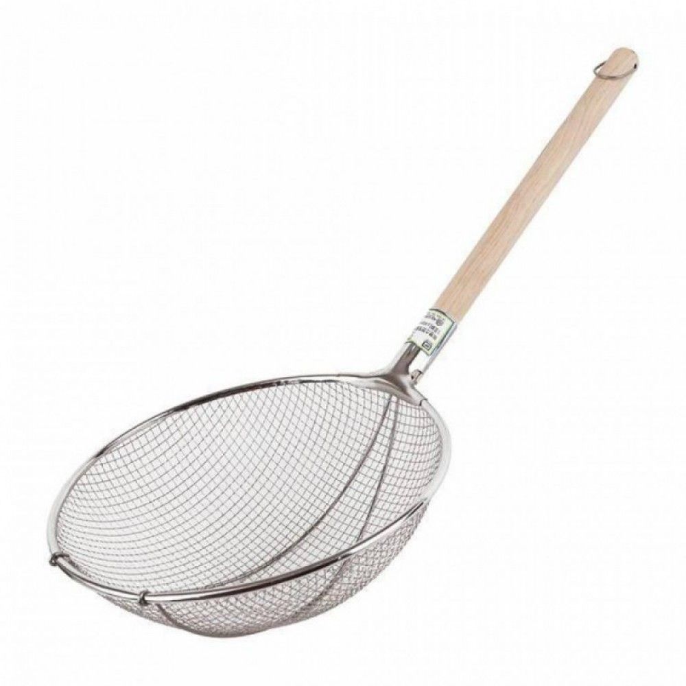 스테인리스망 목재 손잡이 낚시 뜰채 물고기 건짐 도구