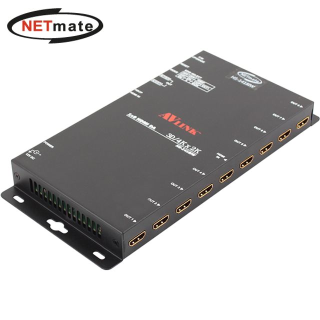 NETmate HDMI 1대8 TV 모니터 영상 분배기(4K)