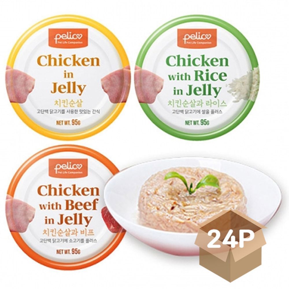 애견 습식캔 순살 일상 95g 24P 반려견 영양 통조림