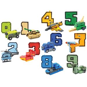 아이티알,NE 변신장난감 숫자로봇 블럭 숫자공부 놀이 X10개(혼합)
