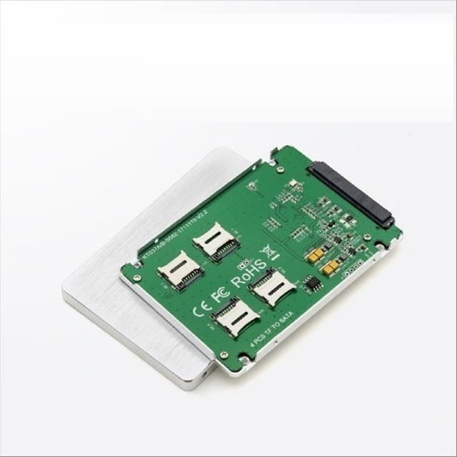 SATA 변환 컨버터 TF Micro SD 카드 4포트 2.5형 알